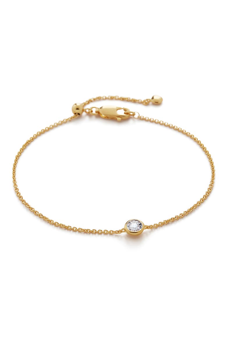 Diamond Solitaire Pendant Bracelet, Main, color, YELLOW GOLD