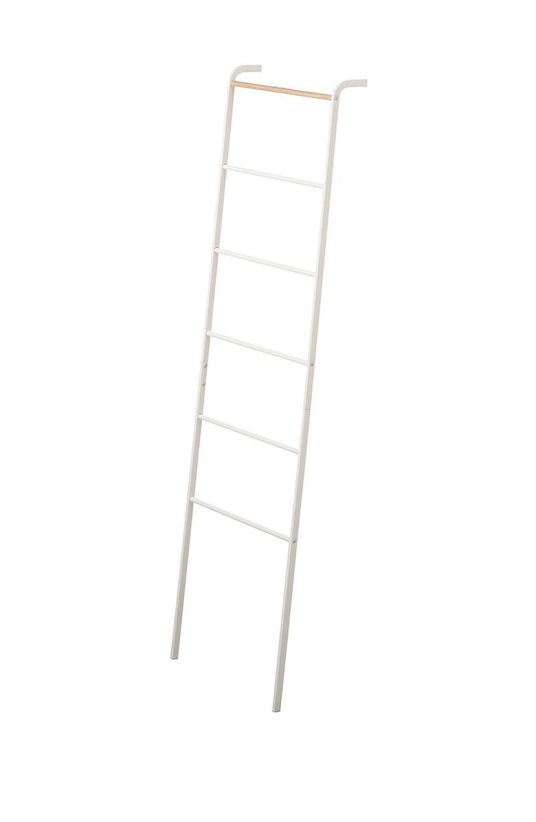 Yamazaki Leaning Ladder Rack Hanger, Main, color, White