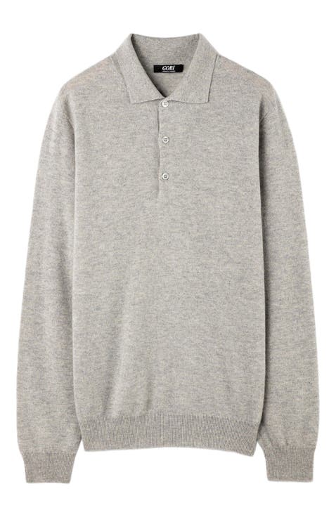 Essential Cashmere Polo Sweater