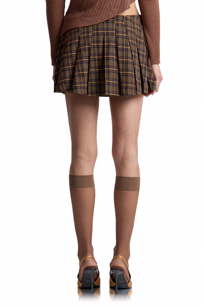 Plaid Belted Skort, Alternate, color, RETRO PLAID