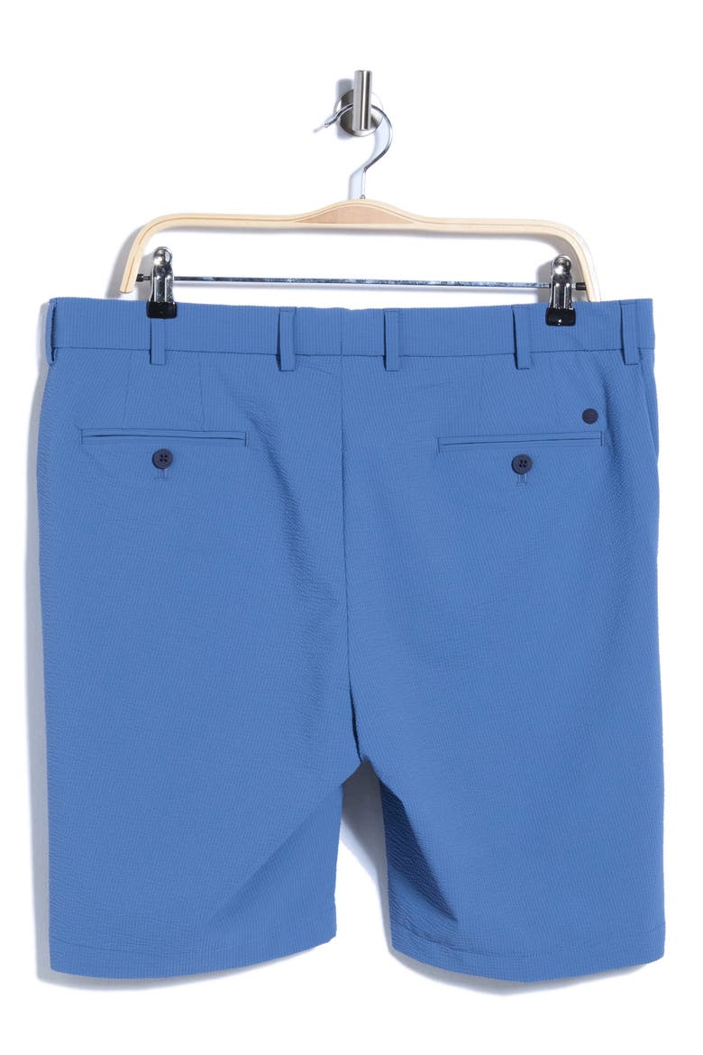 Matlock Seersucker Performance Shorts, Alternate, color, OCEAN BLUE