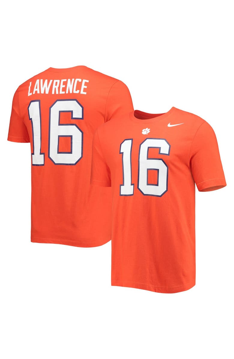 Nike Men's Nike Trevor Lawrence Orange Clemson Tigers Alumni Name & Number Team T-Shirt, Main, color, 