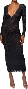 JLUXLABEL Reunited Lace Long Sleeve Maxi Dress