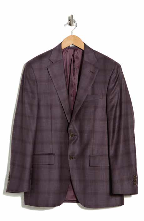 Peter Millar Flynn Classic Fit Plaid Wool Sport Coat