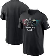 Nike Men's Nike Black Atlanta Falcons vs. Jacksonville Jaguars 2023 London Game Essential T-Shirt