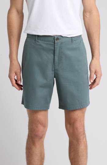 Nordstrom Rack Performance Chino Shorts In Green Balsam