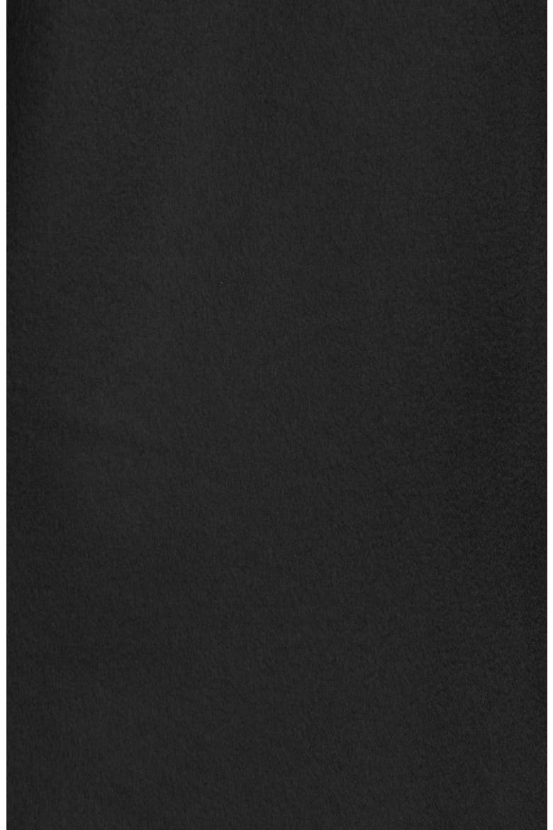 Wool Blend Car Coat, Alternate, color, BLACK