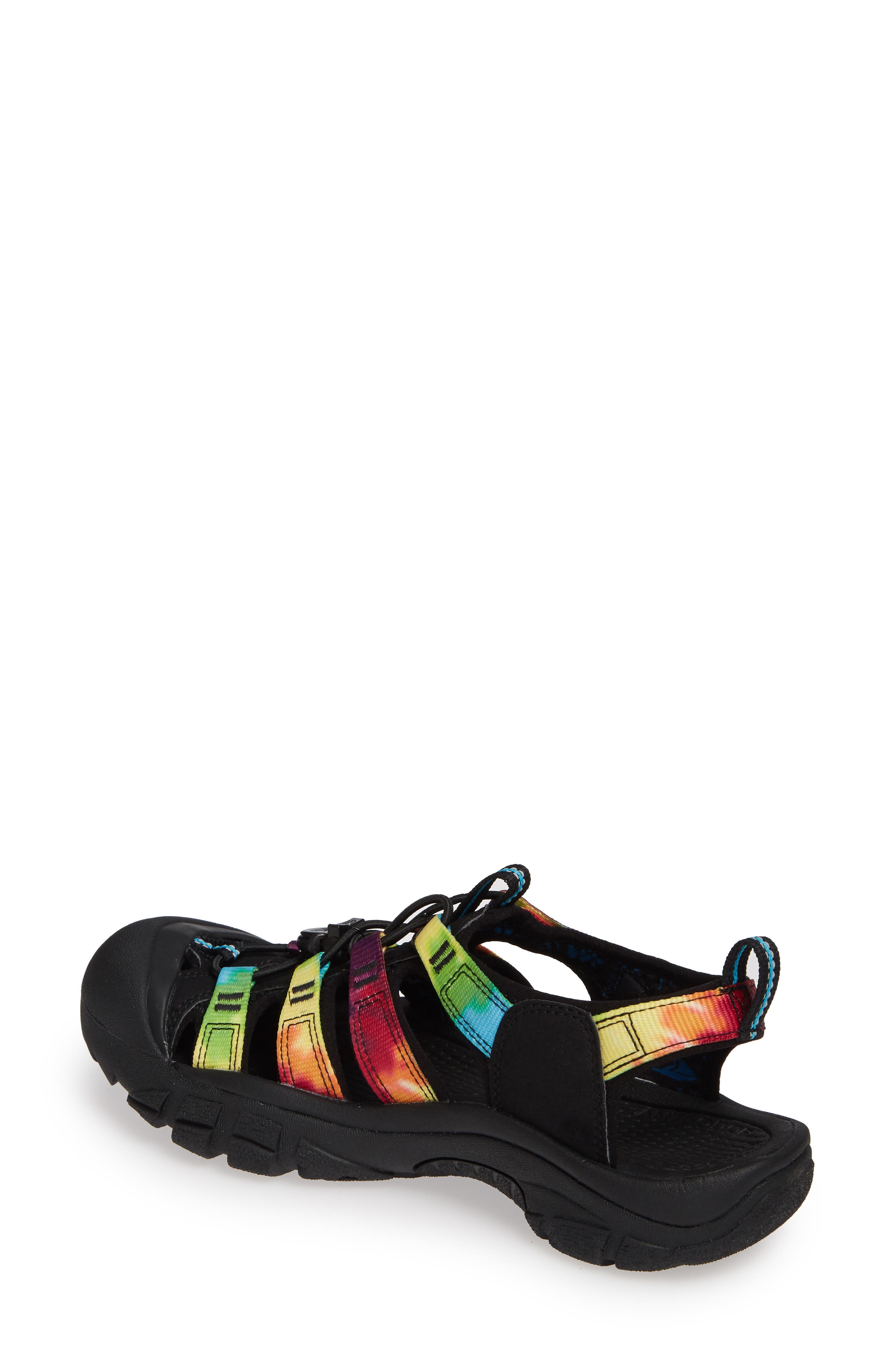 KEEN Newport Retro Water Sandal, Alternate, color, Original Tie Dye Fabric