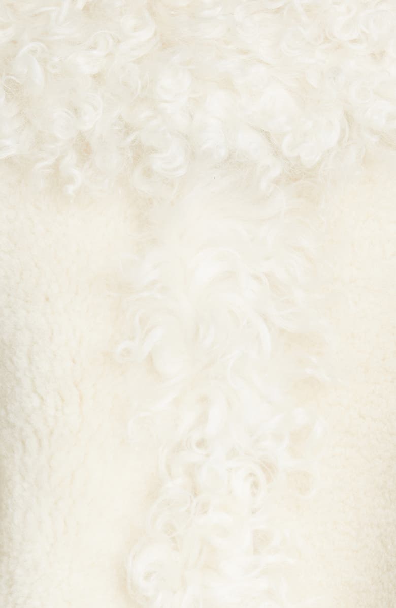 Jacquemus La Veste Piobbu Genuine Shearling Coat, Alternate, color,