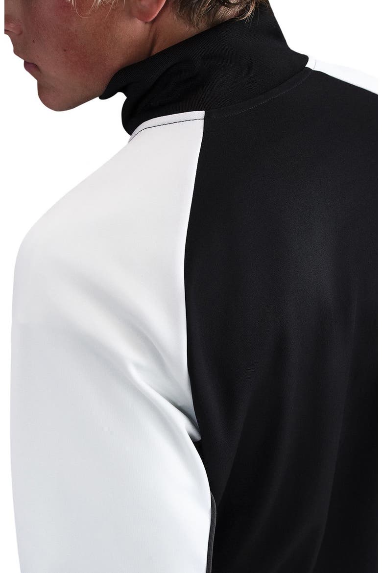 Air Full Zip Track Jacket, Alternate, color, BLACK/ WHITE