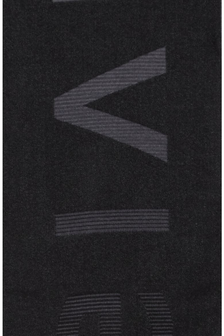 Degrade Wool Blend Scarf, Alternate, color, BLACK GREY