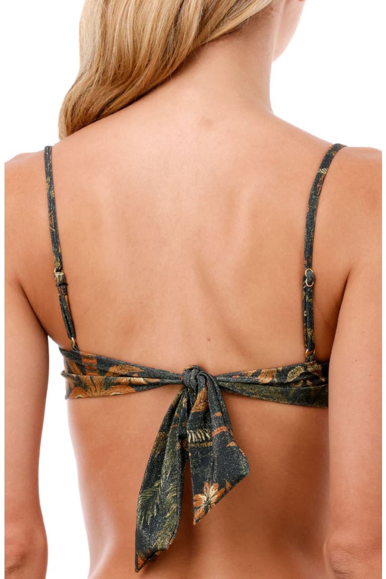 Jade Oasis Cast Bandeau Bikini Top, Alternate, color, JADE OASIS