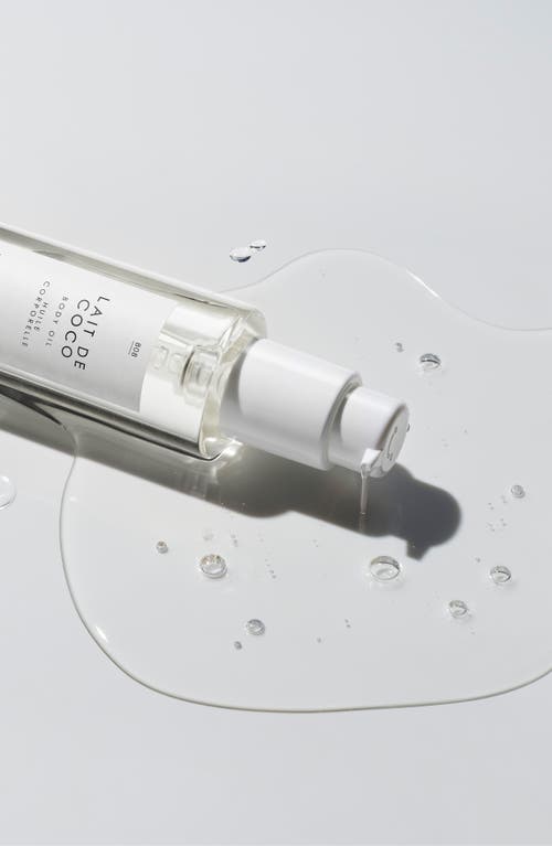 Le Monde Gourmand Lait De Coco Body Oil In Transparent