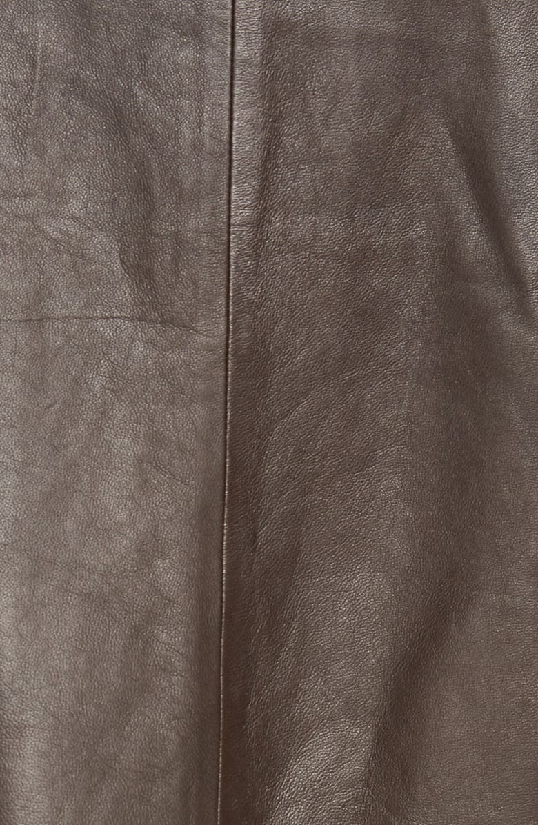 Classiques Entier<sup>®</sup> Belted Leather A-Line Skirt, Alternate, color, 