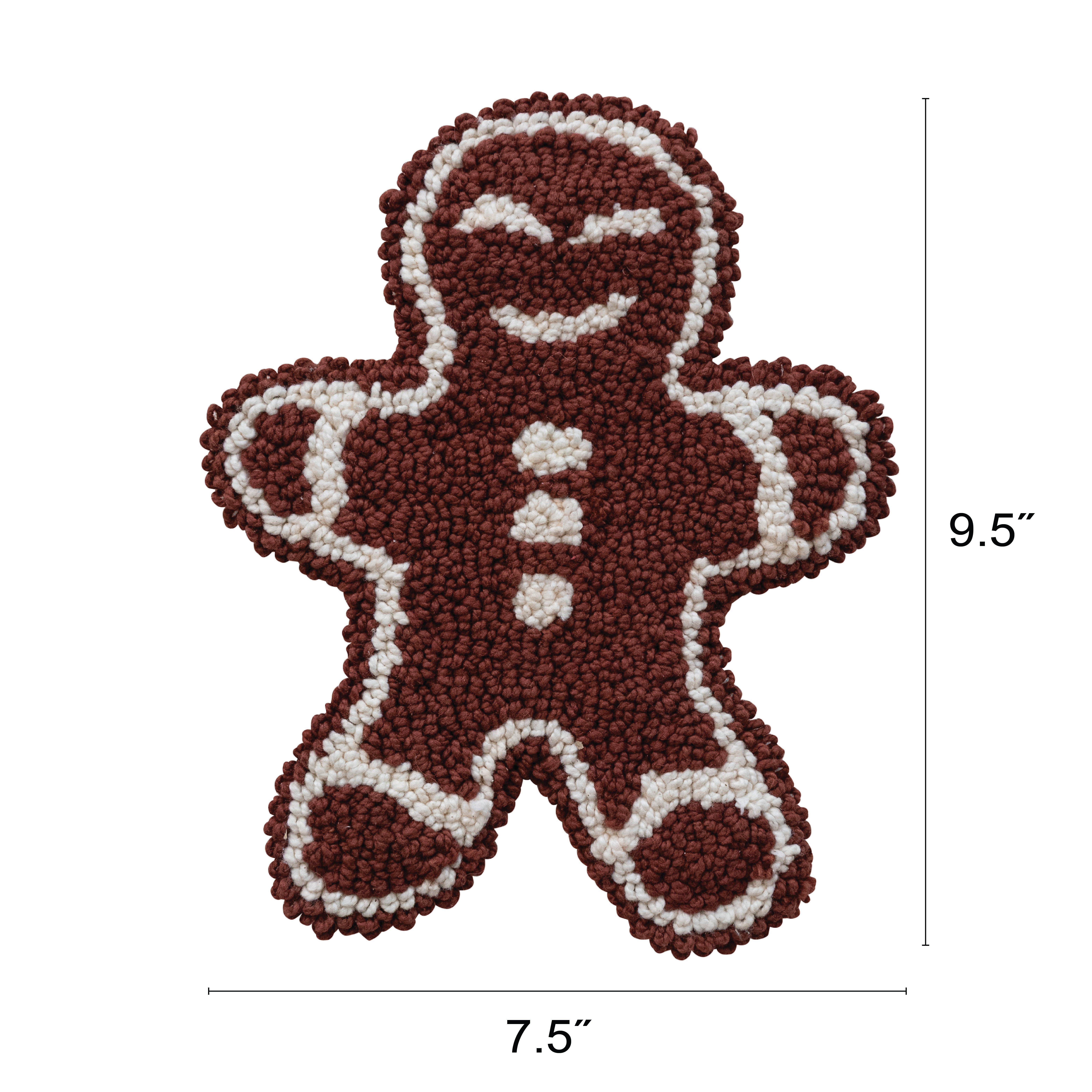 Olive Grove Artisan Cotton & Wool Gingerbread Pot Holder | Nordstrom
