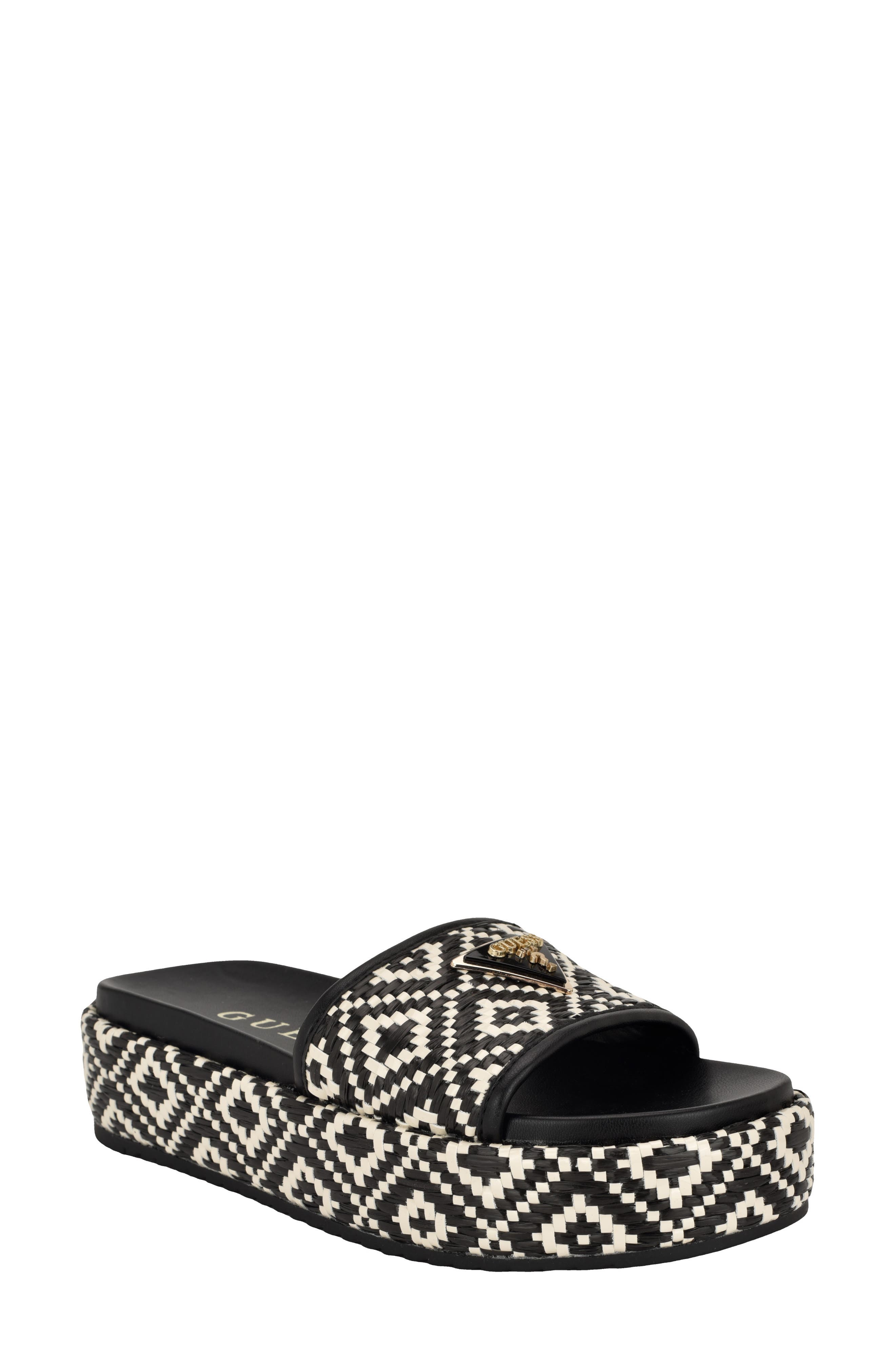 GUESS Longoh Platform Sandal, Main, color, 