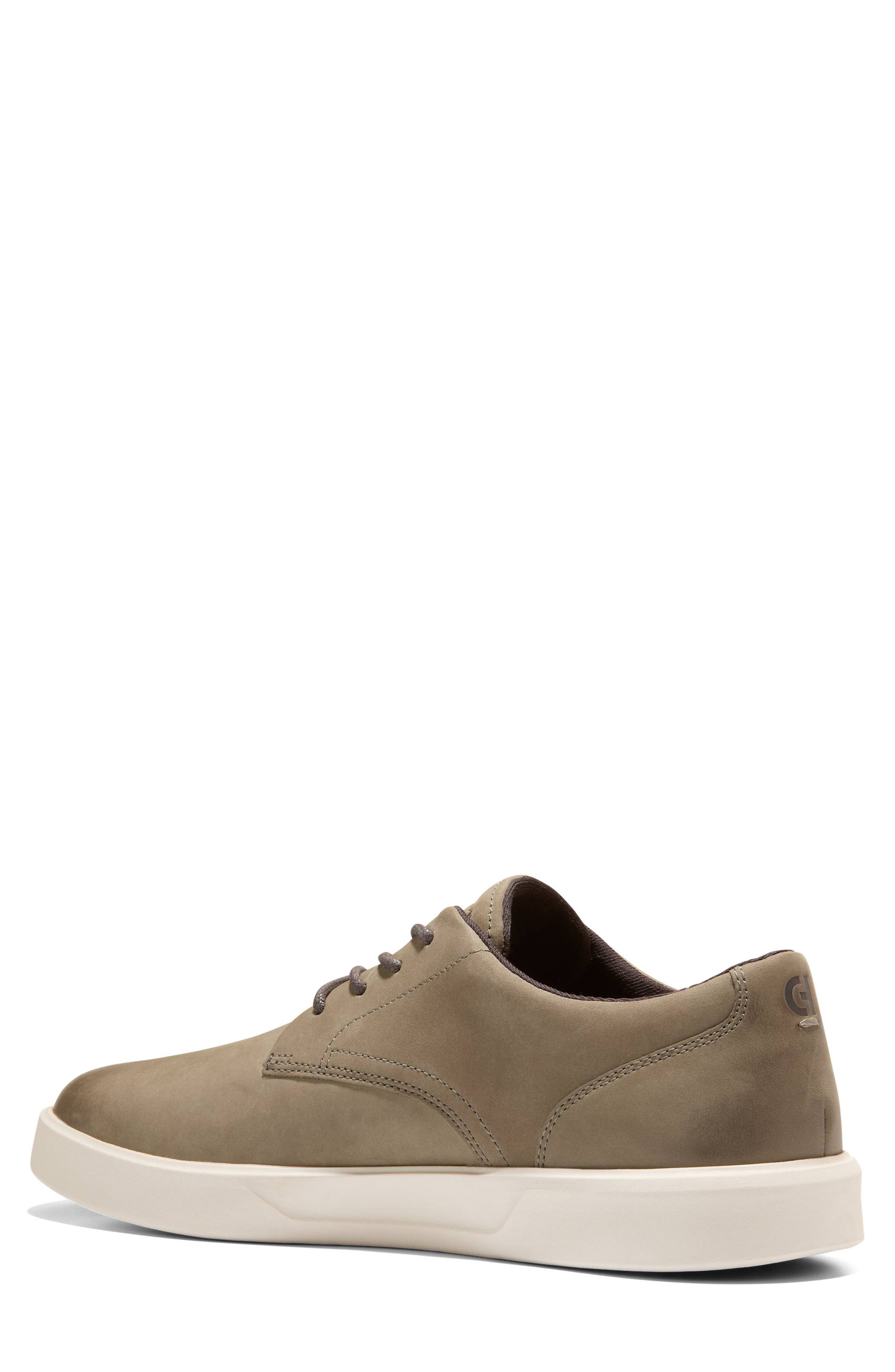 Grand Crosscourt Daily Plain Toe Sneaker, Alternate, color, SEA TURTLE NUBUCK / CHOCOLATE
