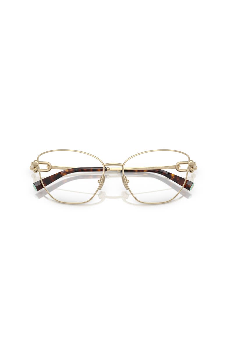 Tiffany & Co. 55mm Cat Eye optical glasses, Alternate, color, Gold