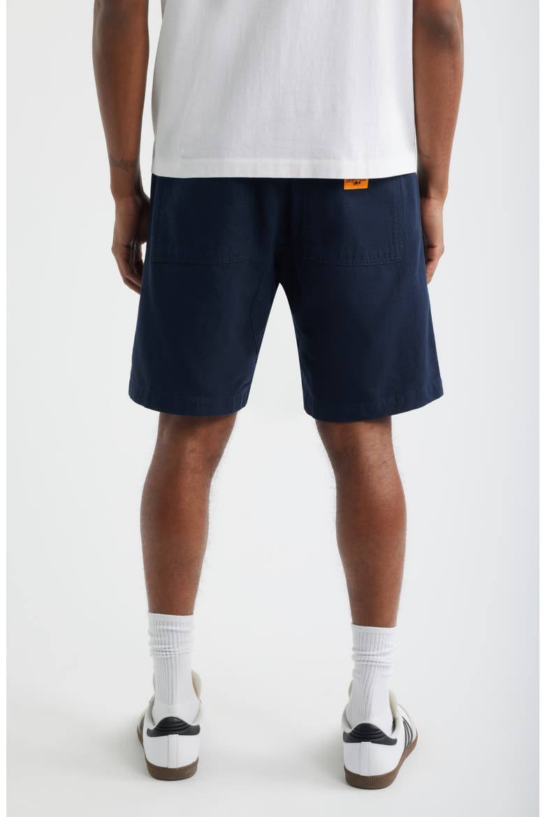 Classic Cotton Poplin Drawstring Chef Shorts, Alternate, color, DARK NAVY