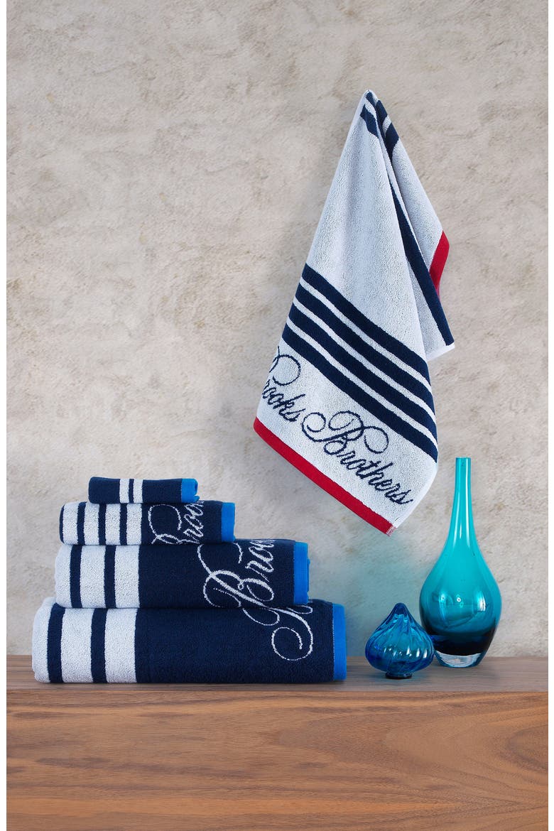 Nautical Shower Curtain, Alternate, color, NAVY