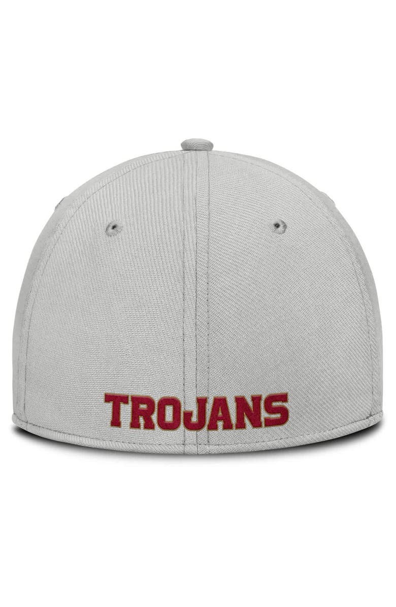 Nike Men's Nike Gray USC Trojans Rise Practice Performance Adjustable Hat, Alternate, color,