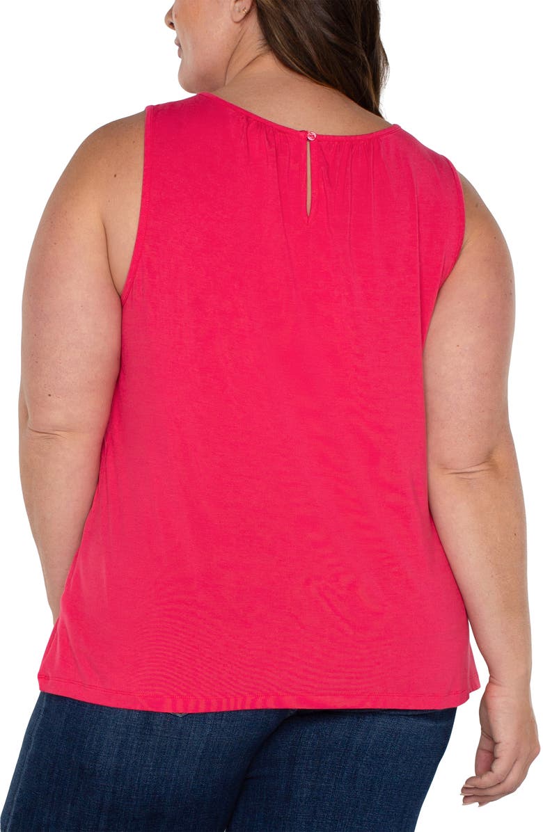 Liverpool Los Angeles Sleeveless Top, Alternate, color, Pink Punch