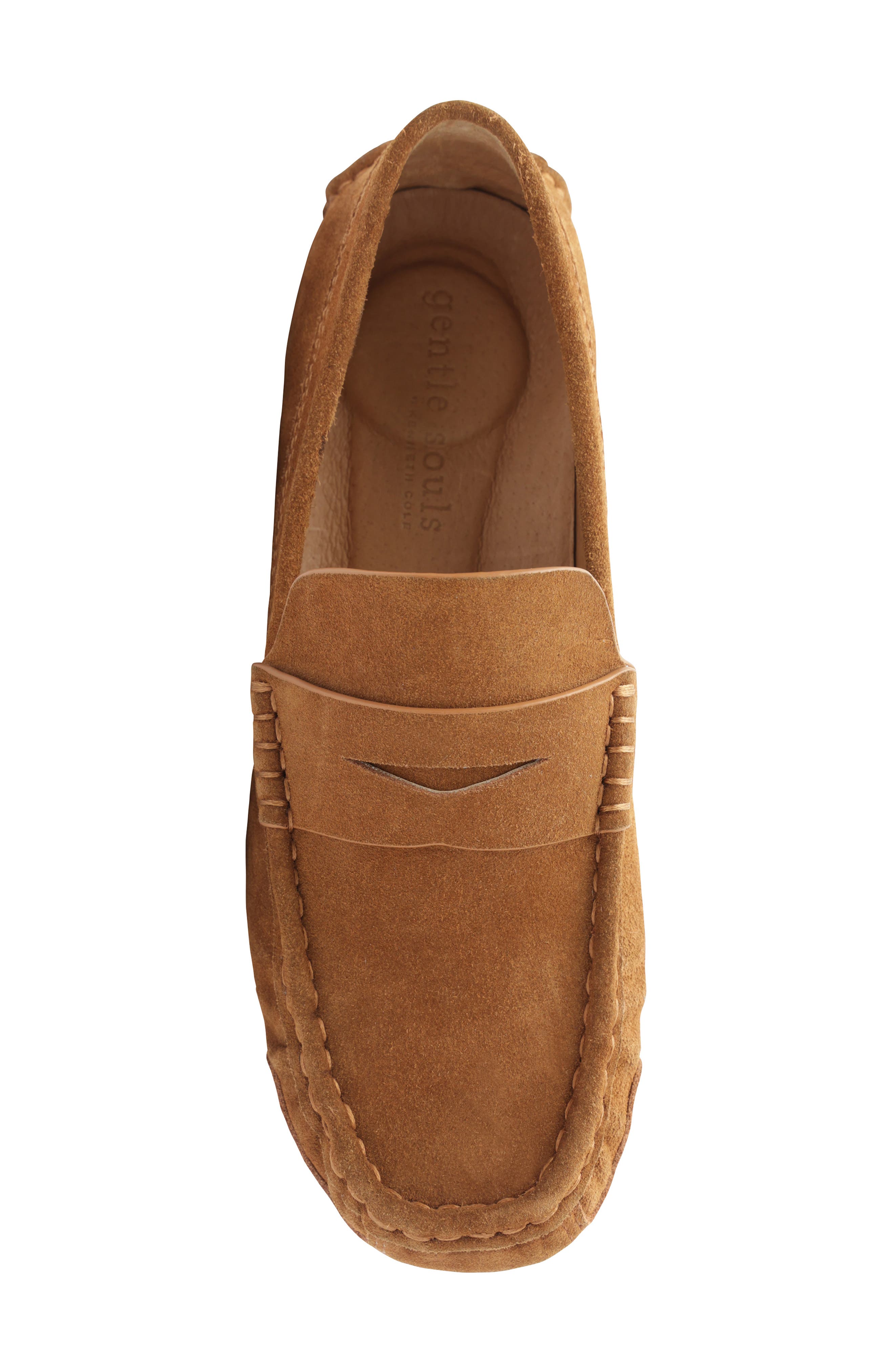 Gentle Souls Mateo Penny Driver Loafer, Alternate, color, Luggage