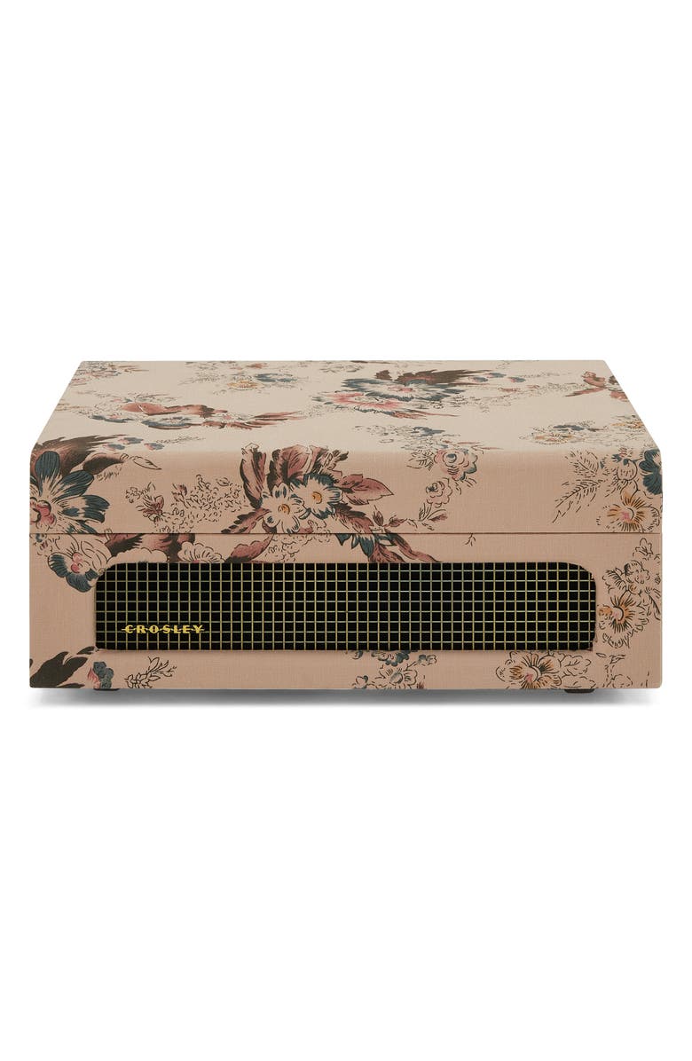 Crosley Radio Voyager Bluetooth<sup>®</sup> Record Player, Alternate, color, Floral