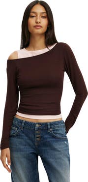Cotton On Women's Morgan Layered Long Sleeve