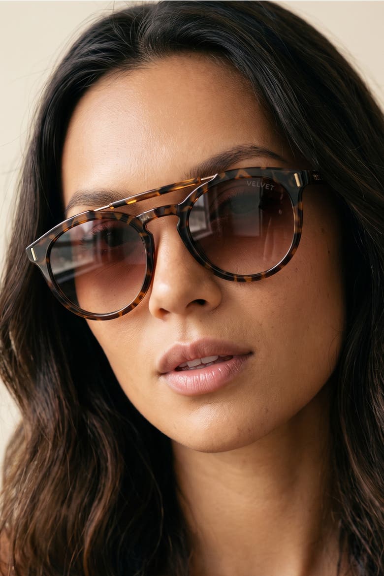 Amelia Sunglasses, Alternate, color, Tortoise