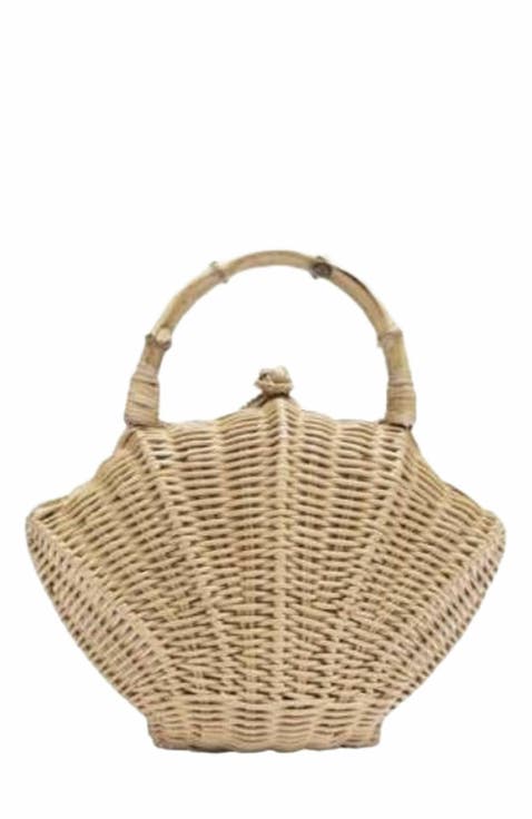 Shelly Rattan Crossbody Bag