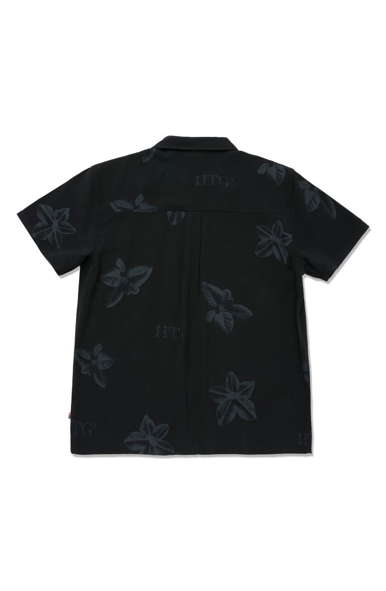 HONOR THE GIFT Tobacco Print Short Sleeve Camp Shirt, Alternate, color, 