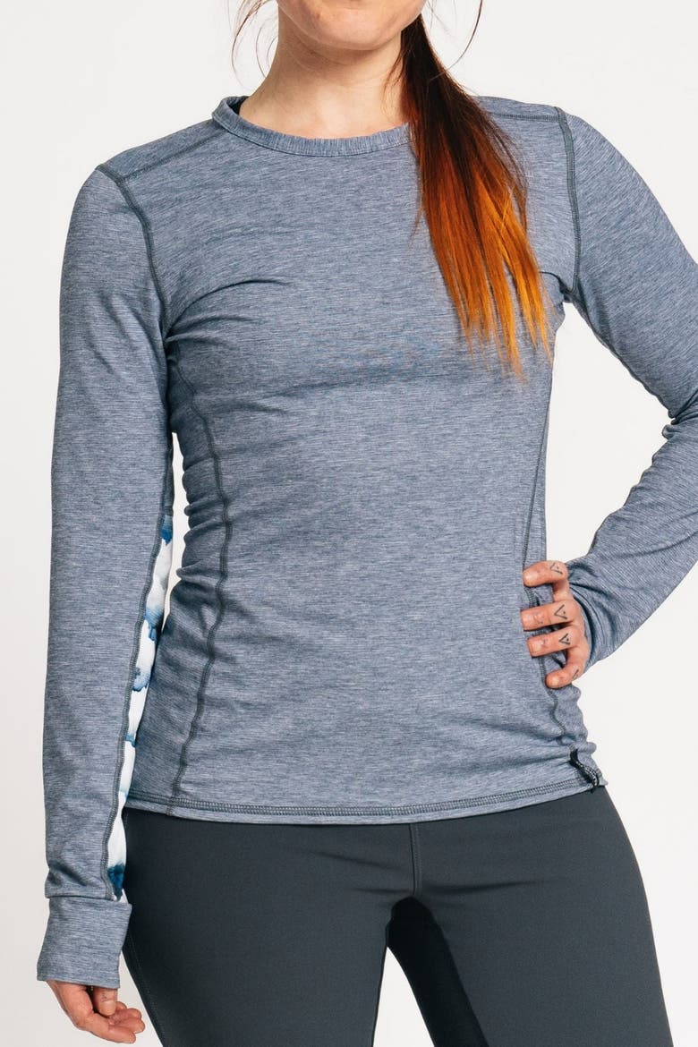 Rendezvous Ridge Long Sleeve, Main, color, Misty Bering Sea Blue