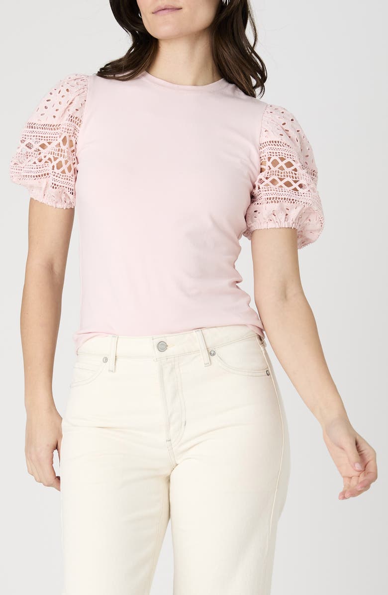 Lace Puff Sleeve Top