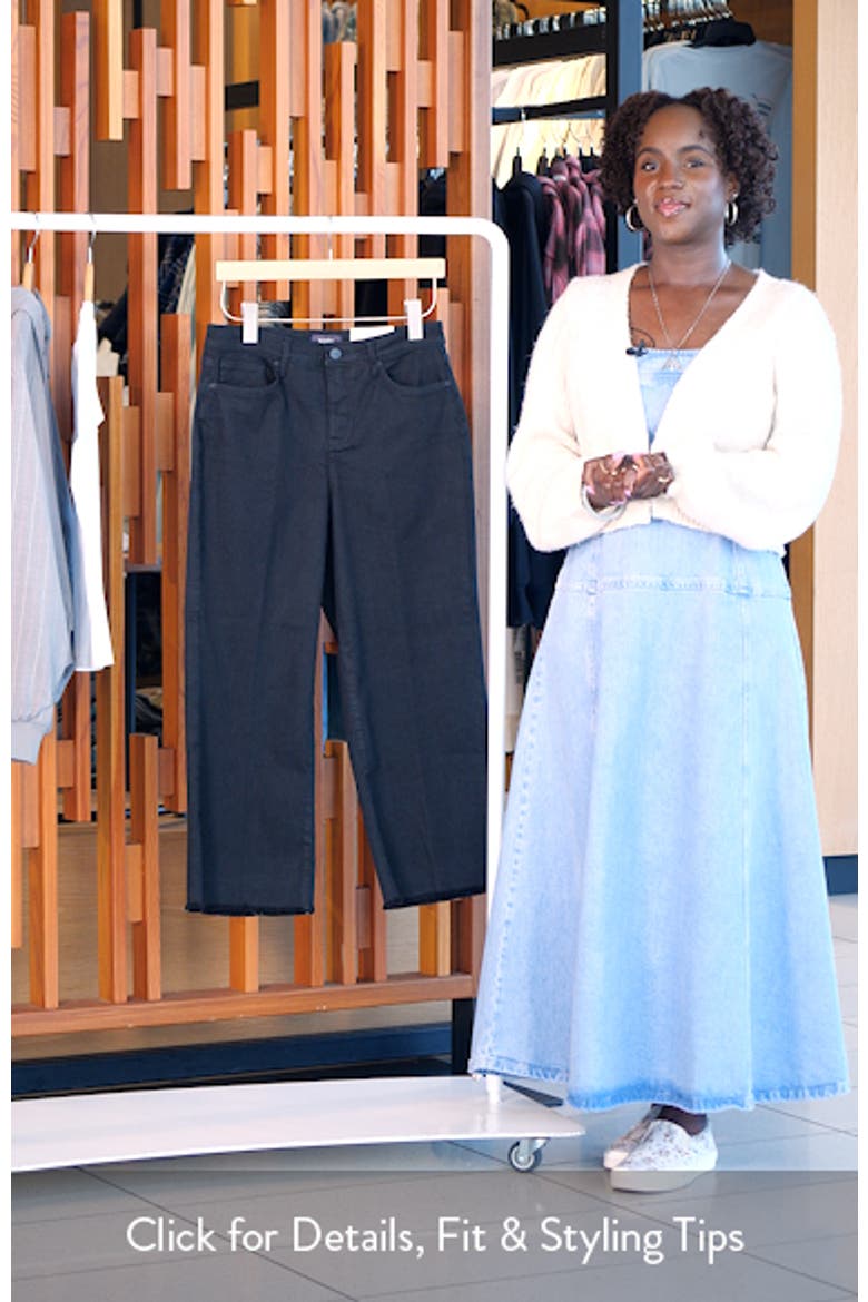 Coco High Waist Crop Wide Leg Jeans video