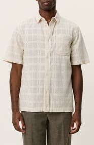 Les Deux Charlie Short Sleeve Button-Up Shirt