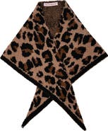 Frances Valentine Leopard Triangle Scarf