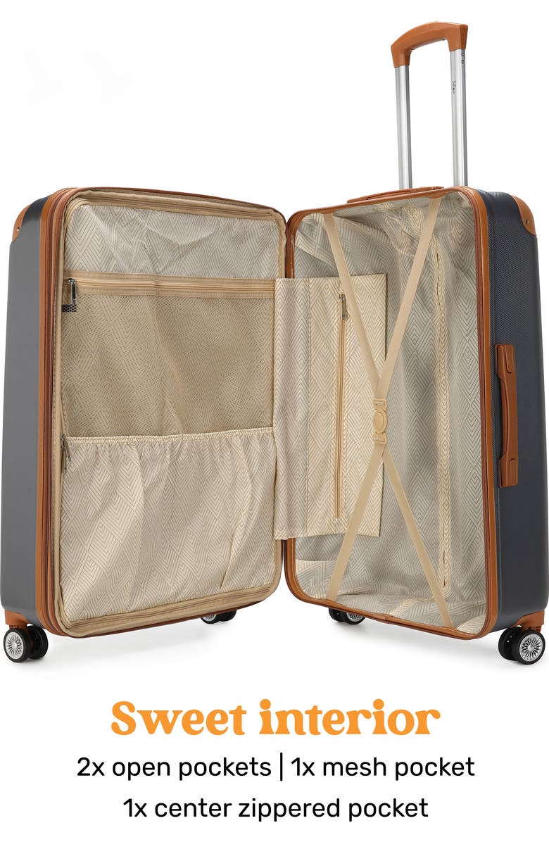 Miami Carry On Collins 3-Piece Hardside Spinner Luggage Set, Alternate, color,