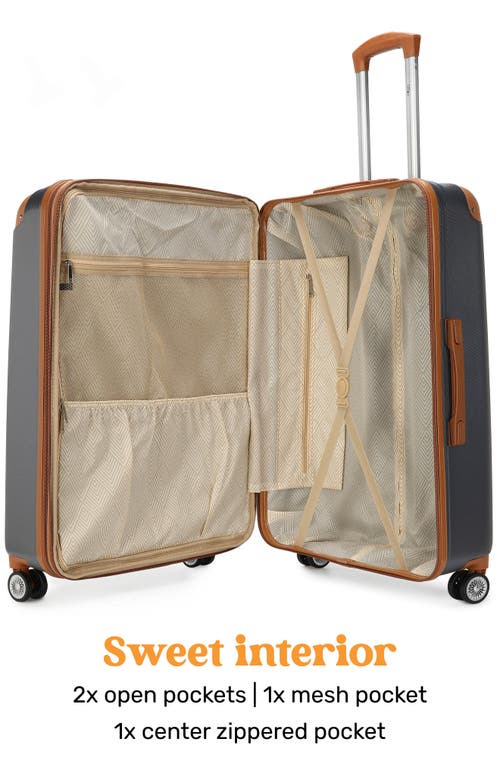 Miami Carry On Collins 3-piece Hardside Spinner Luggage Set In Gray