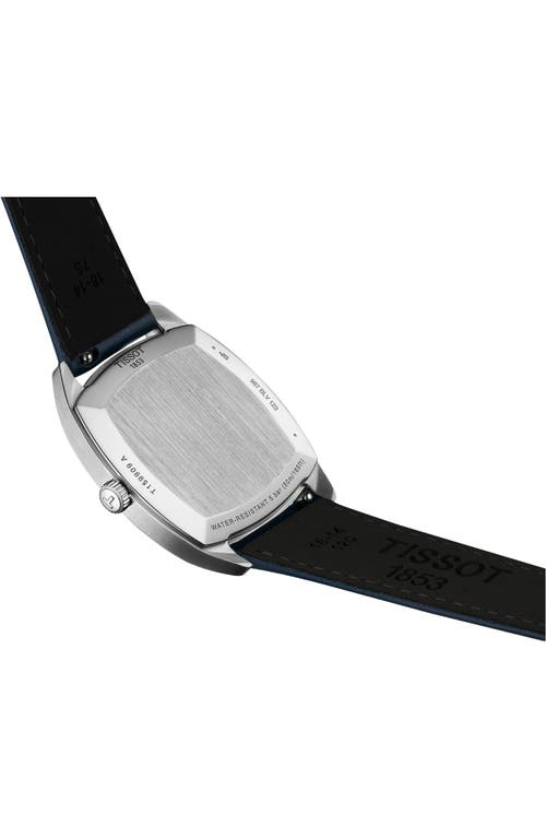 Tissot Stylist Leather Strap Watch, 32mm In Blue Gradient