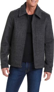 Vince Camuto Plaid Flannel Zip Jacket
