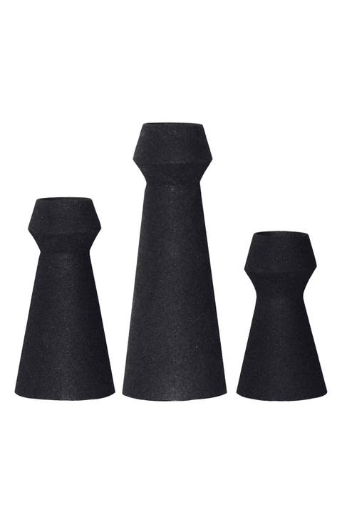 Granfeld Set of 3 Iron Vases