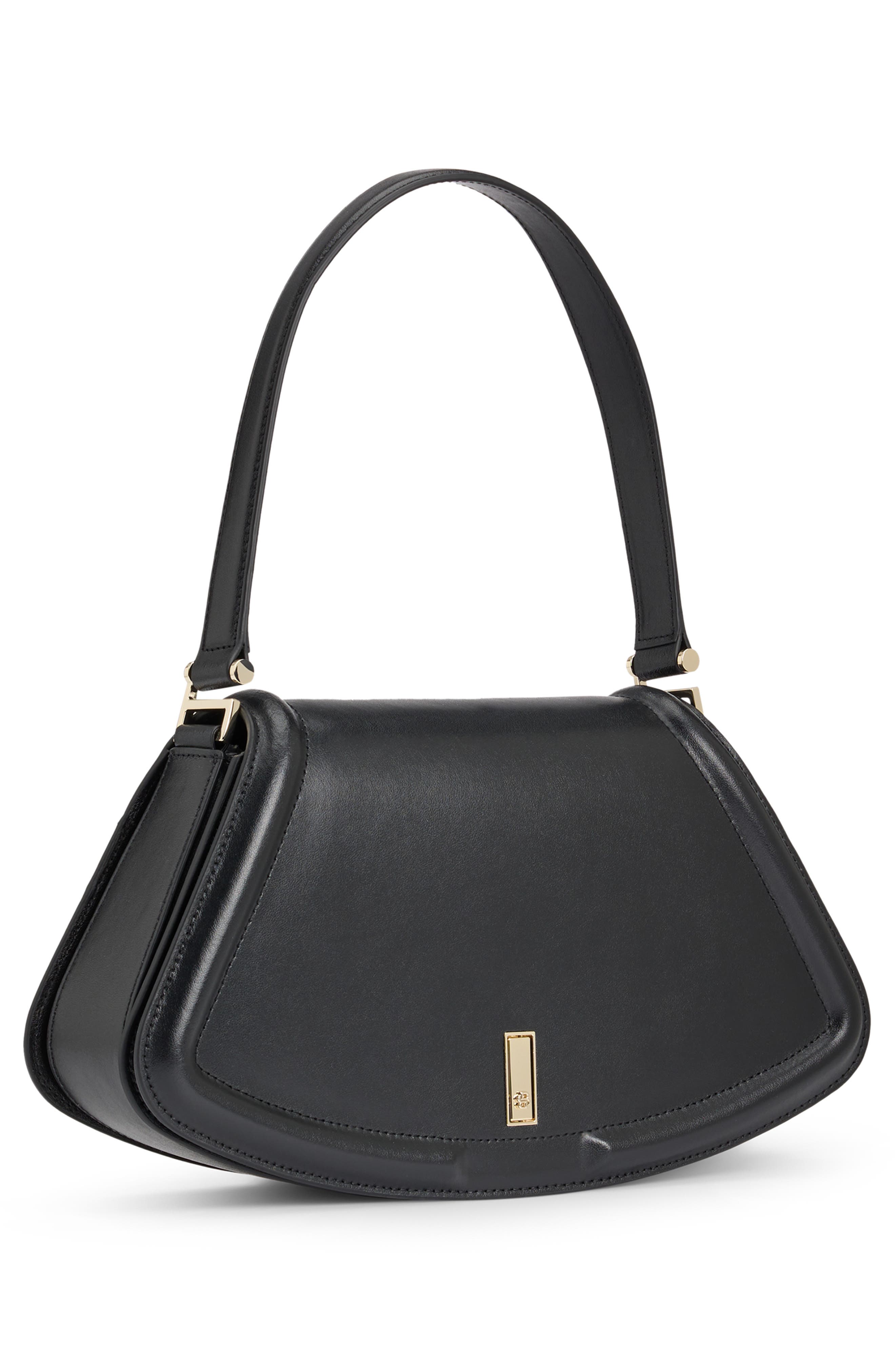 BOSS Ariell Leather Shoulder Bag, Alternate, color, 