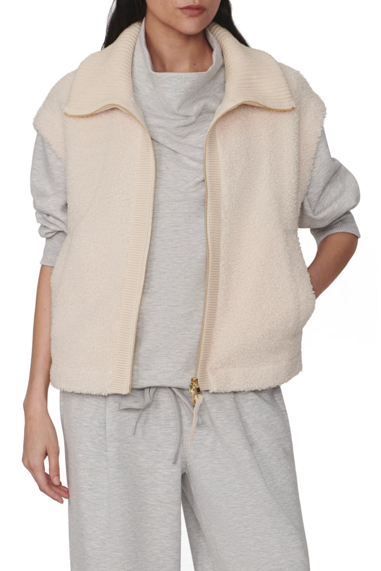 Dominic Fleece Gilet, Main, color, SANDSHELL