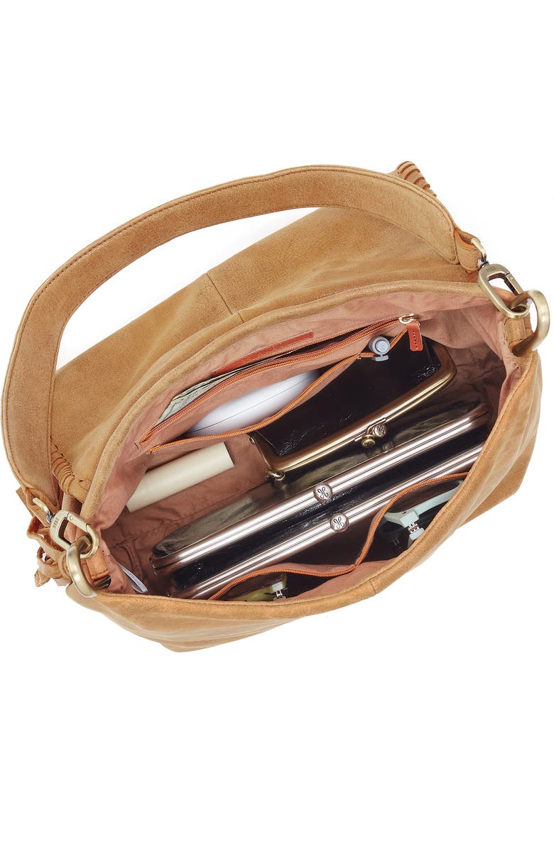 HOBO Harley Convertible Leather Shoulder Bag, Alternate, color, Whiskey