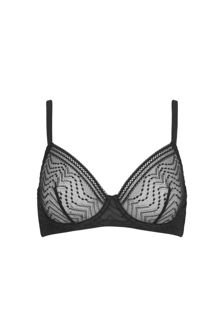 Eclatante Underwire Bra, Main, color, Black