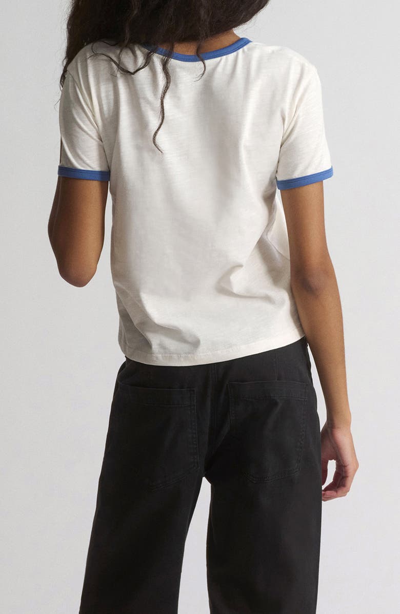 Brooklyn Industries Brooklyn Slim Fit Cotton Slub Graphic T-Shirt, Alternate, color, Antique White