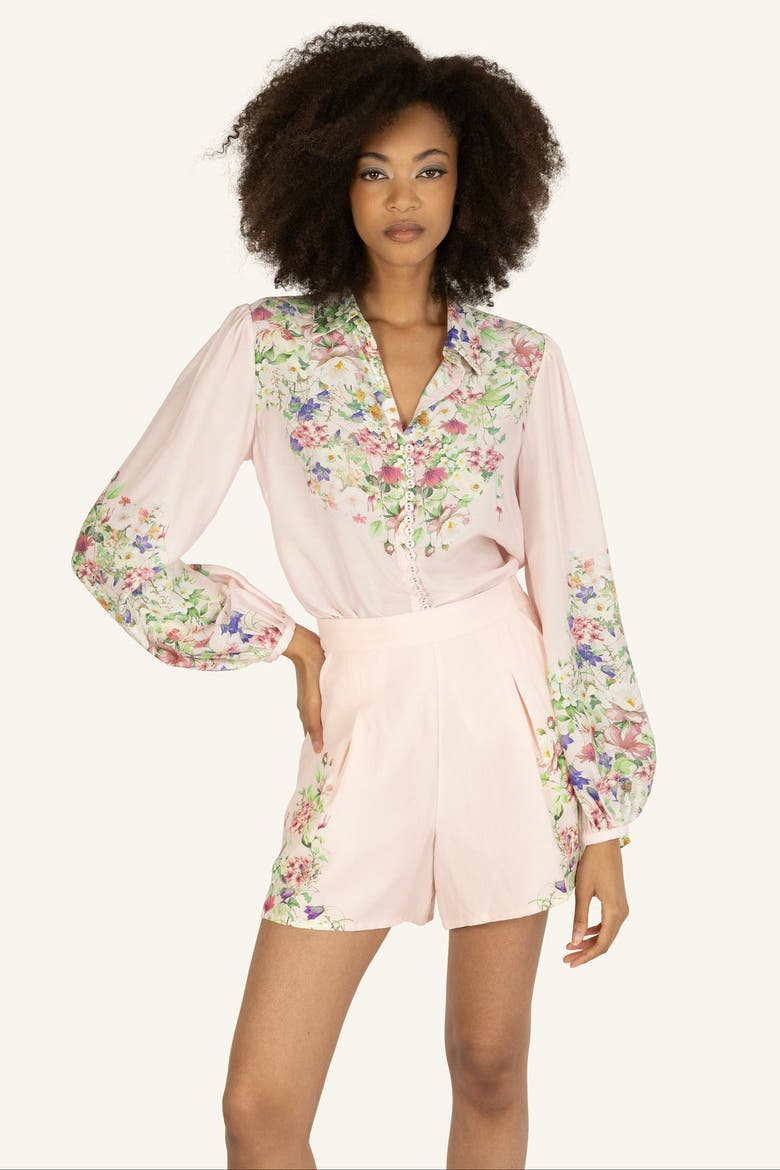 Rose Shorts, Main, color, Romantic Floral