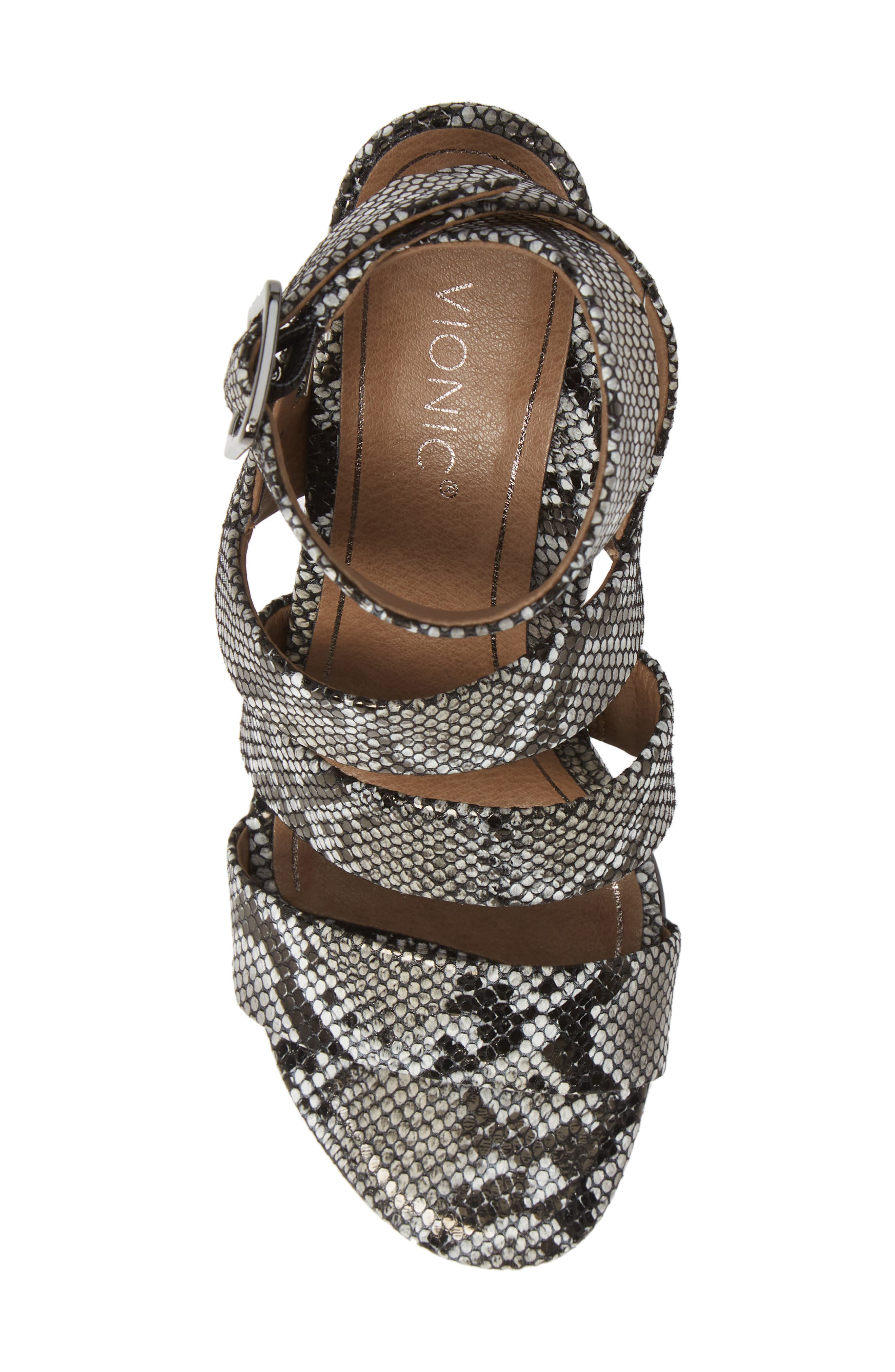 Vionic Blaire Block Heel Sandal, Alternate, color, NATURAL SNAKE PRINT SUEDE