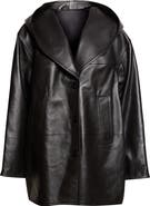 Alaïa Hooded Leather Coat